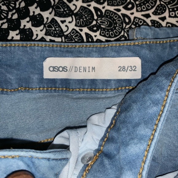 ASOS Embroidered Denim Jeans - Picture 6 of 7